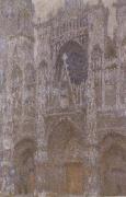 Claude Monet Rouen Cathedral in Overcast Weather Sweden oil painting artist